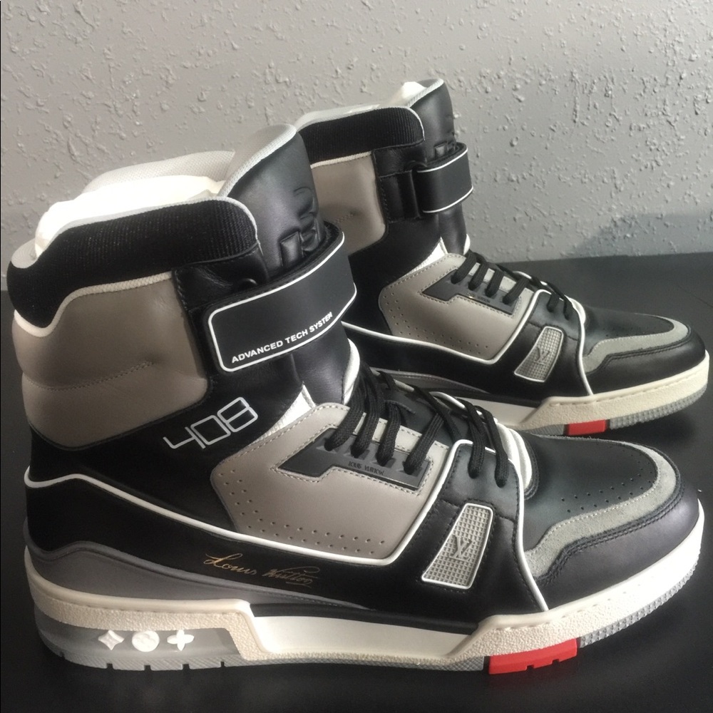 LV trainer sneaker boot